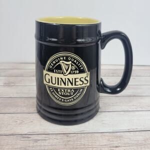 Guinness Beer Mug St James Gate Dublin Extra Stout Ceramic